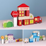 形状分类器供应商-几何拼图堆叠厨房玩具