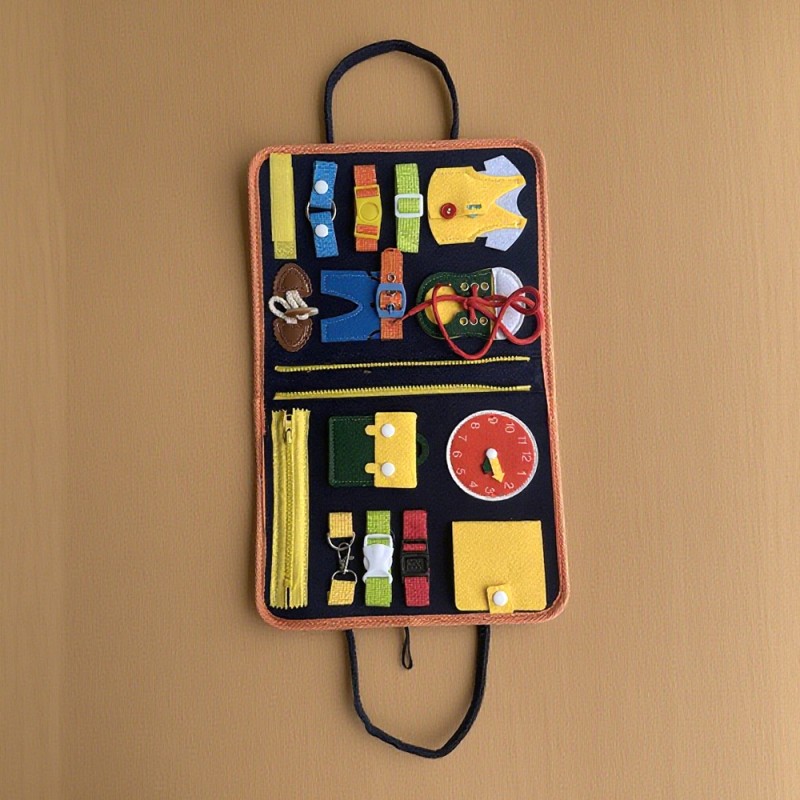 毛毡忙碌板生产厂家-幼儿蒙氏早教