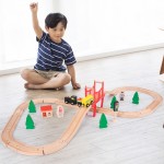 火车组装套装工厂-托马斯兼容场景轨道