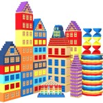 蒙氏玩具生产厂家-颜色识别堆叠分类器