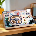 方向盘忙碌板工厂-木质材料角色扮演