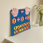 忙碌板书生产厂家-亲子互动毛毡板