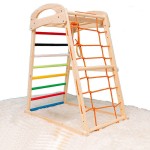 攀爬架生产厂家-手脚练习木质架