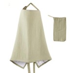 婴儿车罩供应商-双层棉纱哺乳喂养罩