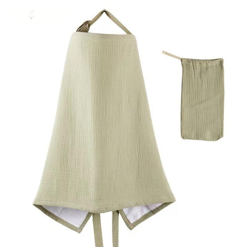 婴儿车罩供应商-双层棉纱哺乳喂养罩