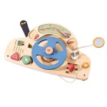 操作板工厂-木质玩具车模拟感官套装