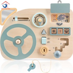 忙碌板供应商-汽车方向盘模拟驾驶玩具