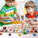 蒙氏玩具生产厂家-彩虹积木木琴串珠迷宫