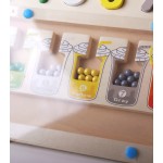 蒙氏玩具生产厂家-彩虹积木木琴串珠迷宫