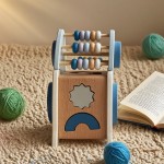 串珠游戏盒供应商-四面旋转智力玩具