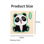 木质拼图工厂-可定制3D动物教育棋盘游戏