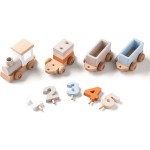 木质火车套装工厂-个性化数字积木火车玩具