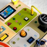 忙碌板工厂-电子LED灯感官学习玩具