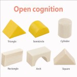 彩虹积木工厂-木质颜色识别堆叠玩具