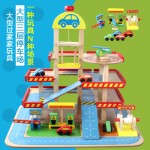 铁路汽车套装工厂- DIY组装木质轨道教育