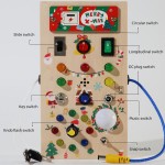 忙碌板供应商-3D恐龙LED灯电源按钮