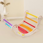 攀爬游戏套装生产厂家-丛林健身房7合1室内游乐场