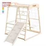 攀爬拱门供应商-彩虹摇椅蒙氏套装