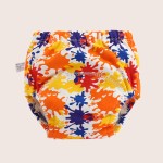 幼儿训练内衣供应商-带翼100%棉可洗布尿布