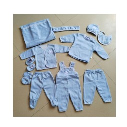 新生儿襁褓套装厂家-11件女婴服装连体衣裤子必备品