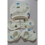 婴儿配饰套装厂家-防抓手套和袜子套装多色套装