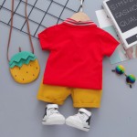 婴儿服装供应商-100%棉2022夏季幼儿睡衣睡眠服装衬衫