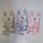 新生儿襁褓套装工厂-8件套女婴服装连体衣裤子必备品