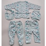 新生儿礼品套装工厂-5件套襁褓必备婴儿服装秋季系列