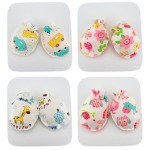 婴儿手套厂家-新生儿防抓弹性腕部柔软连指手套0-6个月