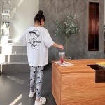 女婴打底裤工厂-3-12年弹力裤卡通印花夏季裤子