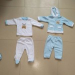 幼儿婴儿服装工厂-8件摇粒绒长袖毛绒套头衫套装