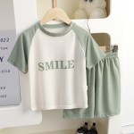 婴儿衬衫套装工厂-2件衬衫和裤子套装T恤短裤婴儿儿童