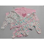 女婴连体衣厂家-100%棉连体工装裤连脚竹纤维睡衣