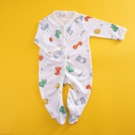 婴儿连体衣工厂-贴身连脚棉质连体长袖连体衣服装