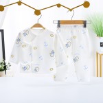 新生儿襁褓套装厂家-2件套连体衣裤子套装幼儿男女通用礼品套装