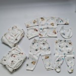 婴儿襁褓套装供应商-5件套舒适礼品套装0-3个月男女通用品牌服装