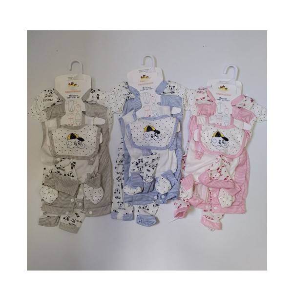 新生儿襁褓套装工厂-8件套女婴服装连体衣裤子必备品