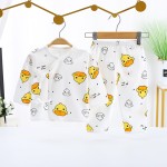 新生儿襁褓套装厂家-2件套连体衣裤子套装幼儿男女通用礼品套装