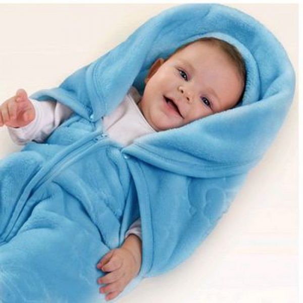 新生儿睡袋供应商-婴儿襁褓毯棉质毛绒襁褓毯