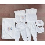 新生儿襁褓套装工厂-11件套男女通用服装和配饰0-6个月