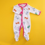 婴儿连体衣工厂-贴身连脚棉质连体长袖连体衣服装