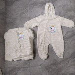 新生儿婴儿服装厂家-8件早产儿服装0-6个月丝绒襁褓套装