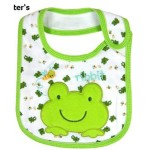 防水婴儿围兜工厂-可调钩环闭合男女通用婴儿围兜