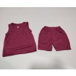 婴儿服装套装厂家-2件套夏季无袖上衣短裤男女通用服装