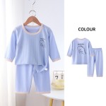 幼儿女童服装供应商-批发夏季服装长袖睡衣给儿童