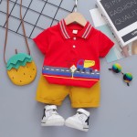 婴儿服装供应商-100%棉2022夏季幼儿睡衣睡眠服装衬衫