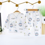 新生儿襁褓套装厂家-2件套连体衣裤子套装幼儿男女通用礼品套装