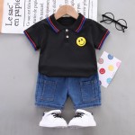 儿童服装供应商-短袖T恤短裤儿童服装2022夏季套装