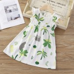 幼儿女童连衣裙工厂-2024夏季荷叶边袖A字裙韩版连衣裙