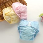 男女通用尿布裤工厂-可重复使用网眼口袋布尿布透气训练